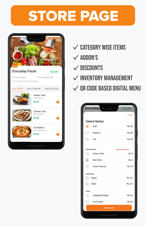 Food Delivery App + POS System + WhatsApp Ordering - Complete SaaS Solution (ionic 5 & Laravel) - 8