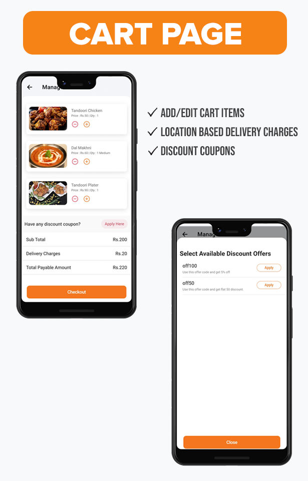 Food Delivery App + POS System + WhatsApp Ordering - Complete SaaS Solution (ionic 5 & Laravel) - 10