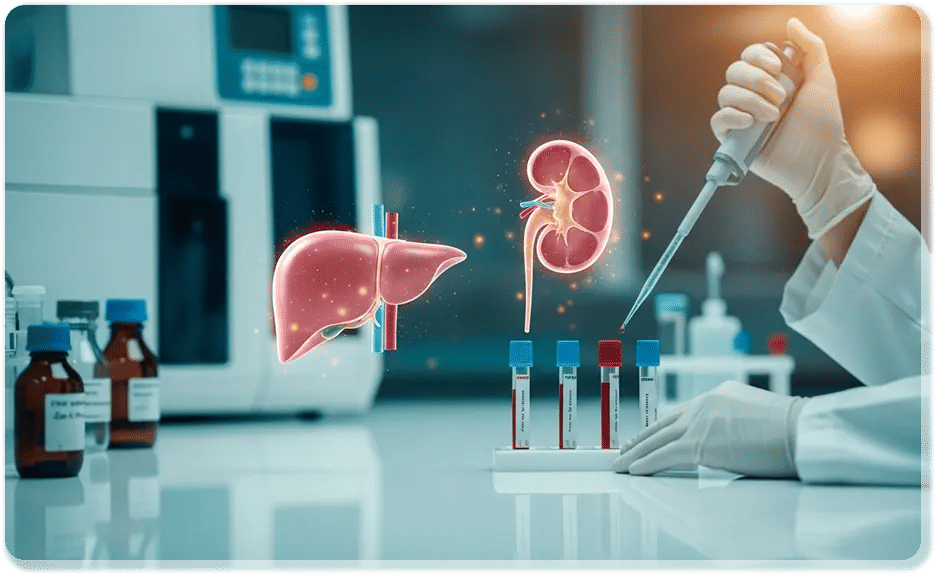 اختبارات وظائف الكبد والكلى