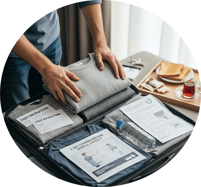  التحضير ما قبل الفحوصات