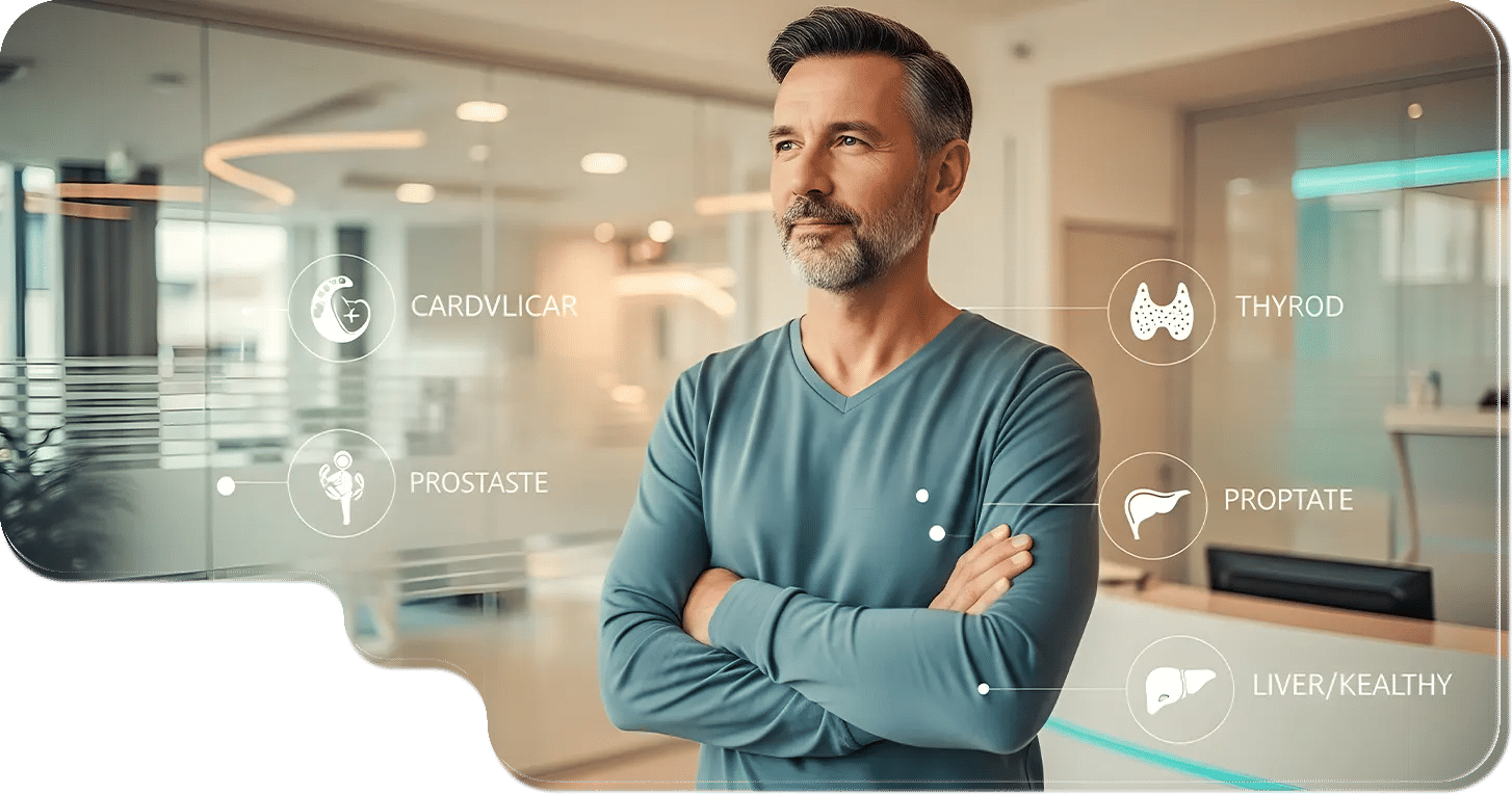 باقة الفحص الطبي للرجال VIP