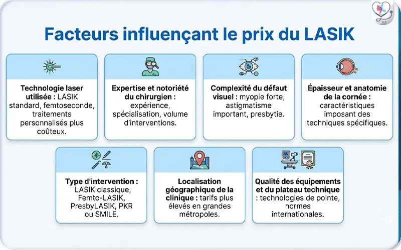 Facteurs influençant le prix du LASIK