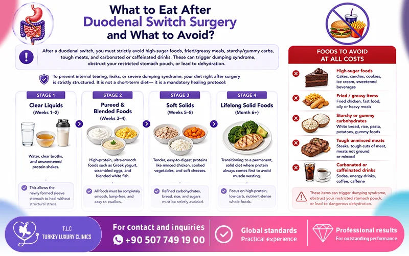 What to Eat After Duodenal Switch Surgery and What to Avoid?