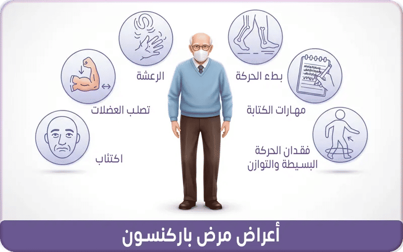 أعراض مرض باركنسون