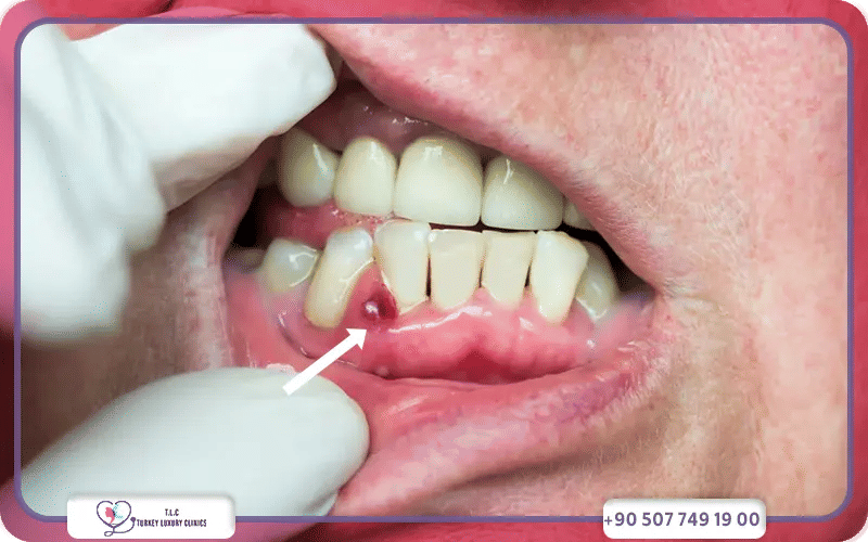 شكل خراج الاسنان