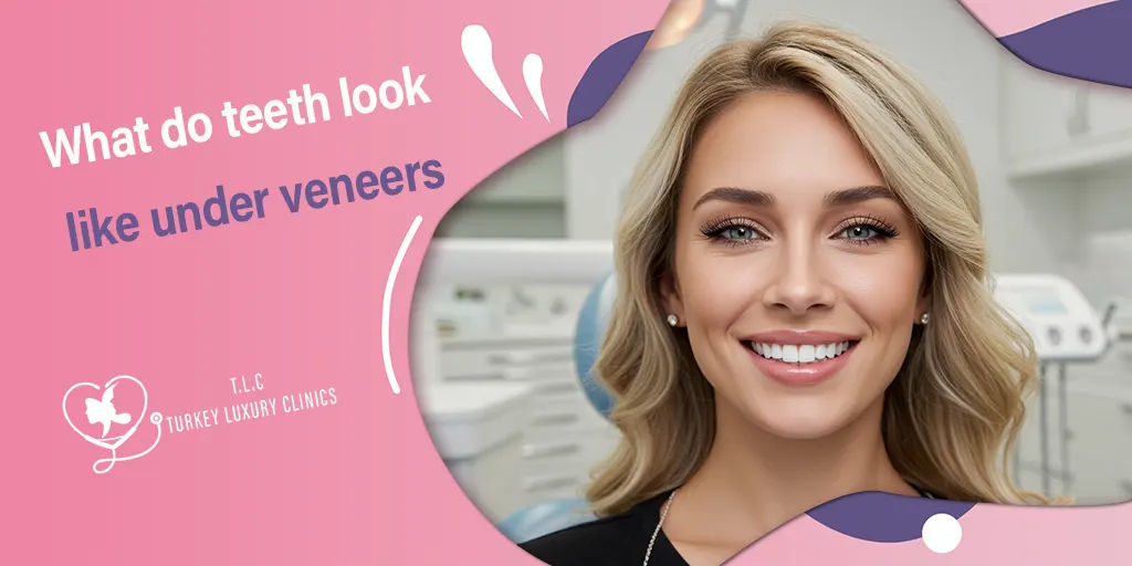 What do teeth look like under veneers