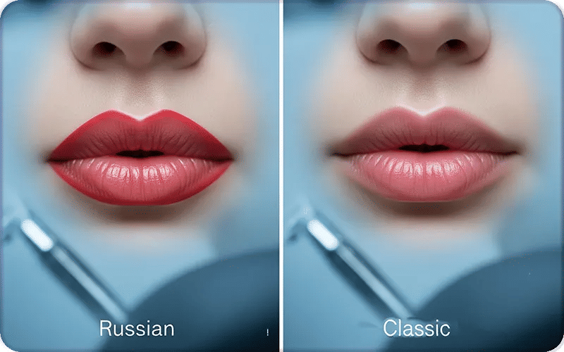 augmentation des lèvres