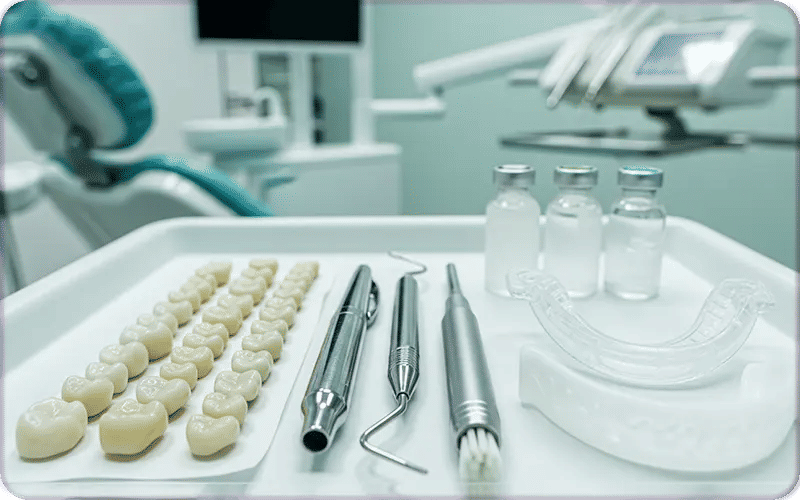 Smile Makeover with Zirconium Crowns