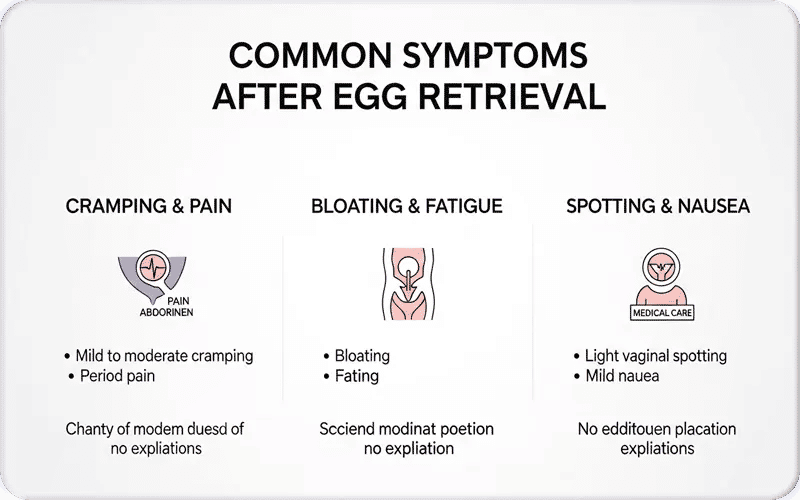 Common Symptoms After Egg Retrieval