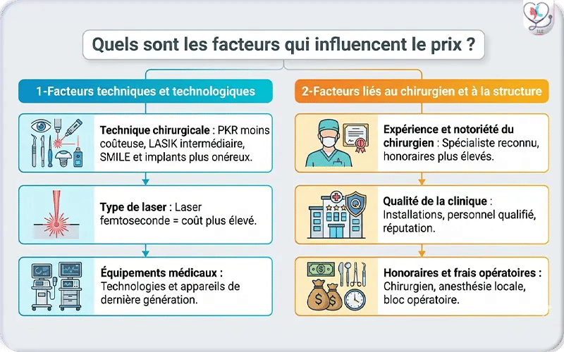 Quels sont les facteurs qui influencent le prix ?