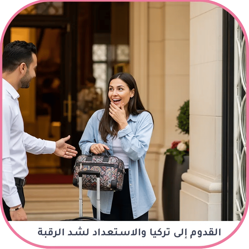 القدوم إلى تركيا والاستعداد لشد الرقبة