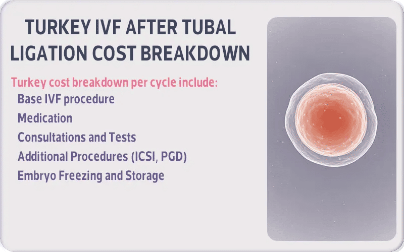 Turkey IVF After Tubal Ligation Cost Breakdown