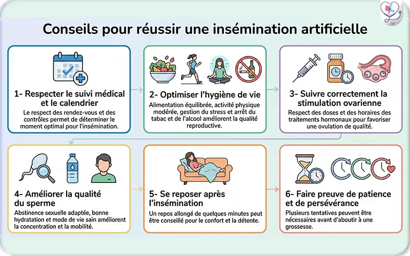 Conseils pour réussir une insémination artificielle