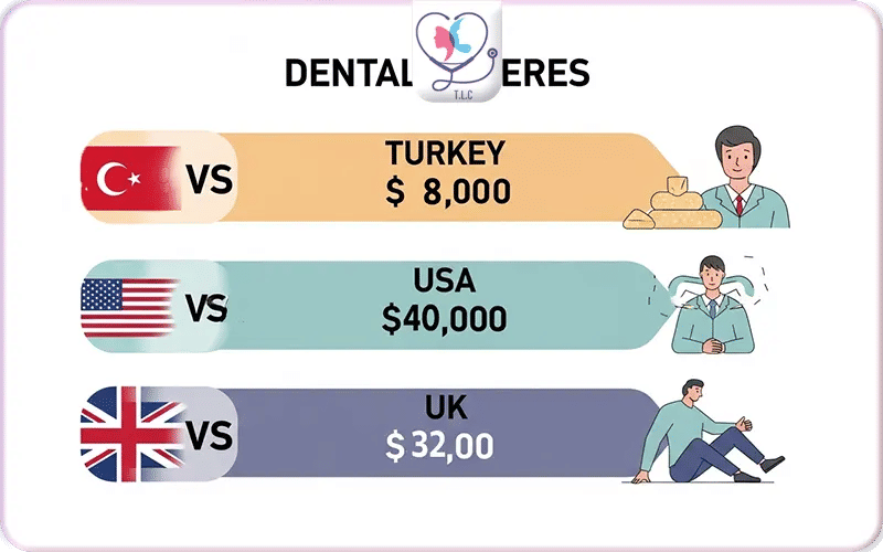 Cost of Veneers in Turkey vs. Other Countries
