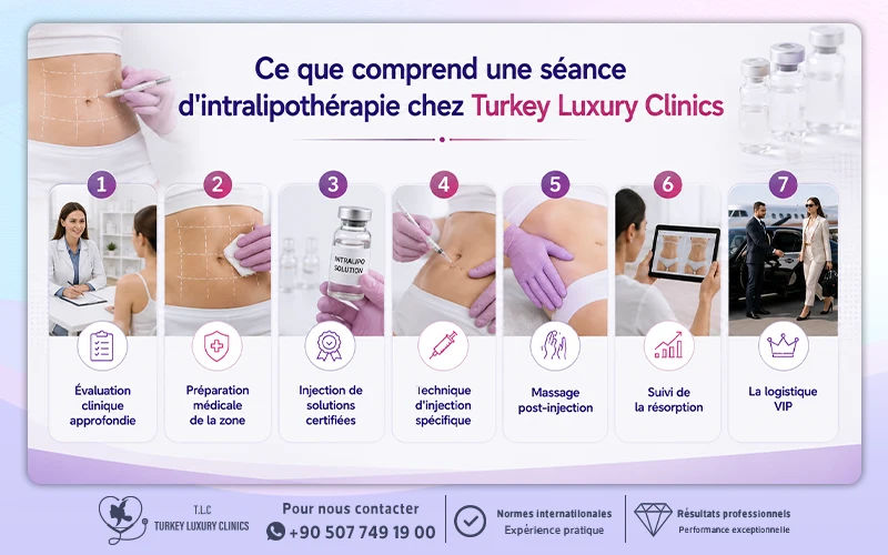 Ce que comprend une séance d'intralipothérapie chez Turkey Luxury Clinics