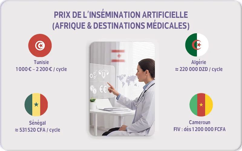 prix insémination artificielle Canada