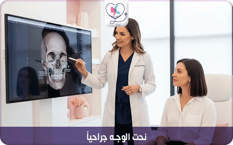 ثانياً: نحت الوجه جراحياً