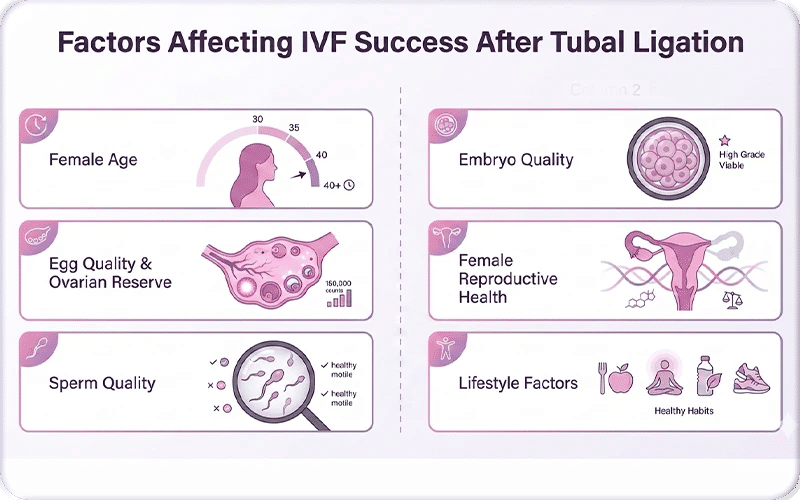 Factors Affecting the Success of IVF After Tubal Ligation