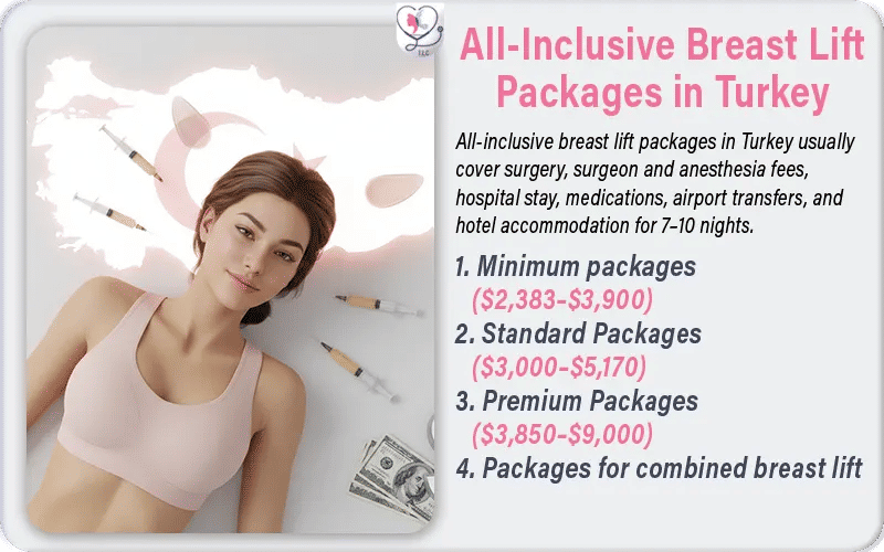 All Inclusive Breast Lift Packages in Turkey