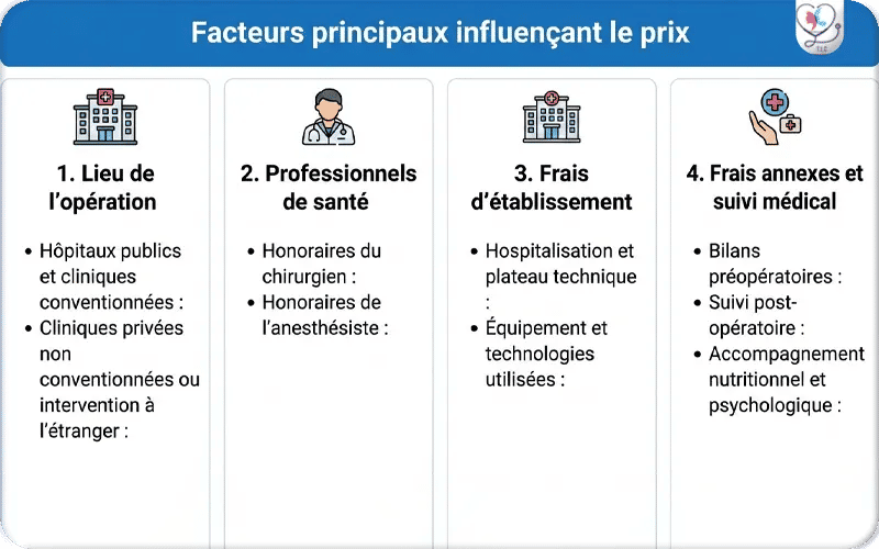 Facteurs qui influencent le prix d’une sleeve gastroplastie