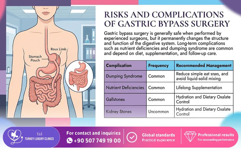 Risks, Side Effects and Complications of Gastric Bypass Surgery