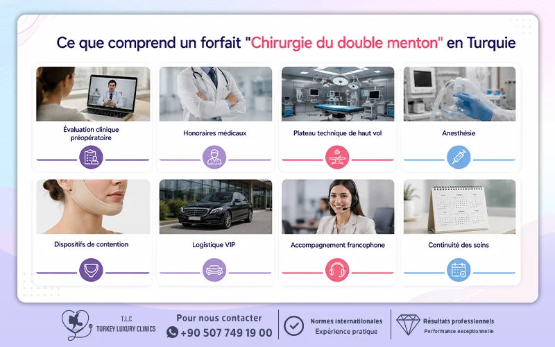 Chirurgie du double menton