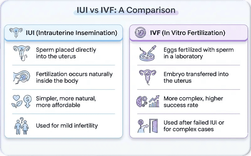 What's the Difference Between IVF and IUI?