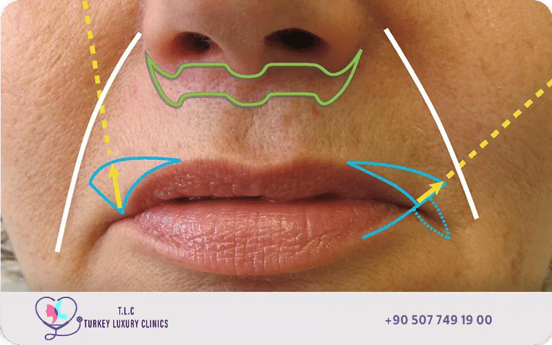 رفع زوايا الفم Corner Lip Lift