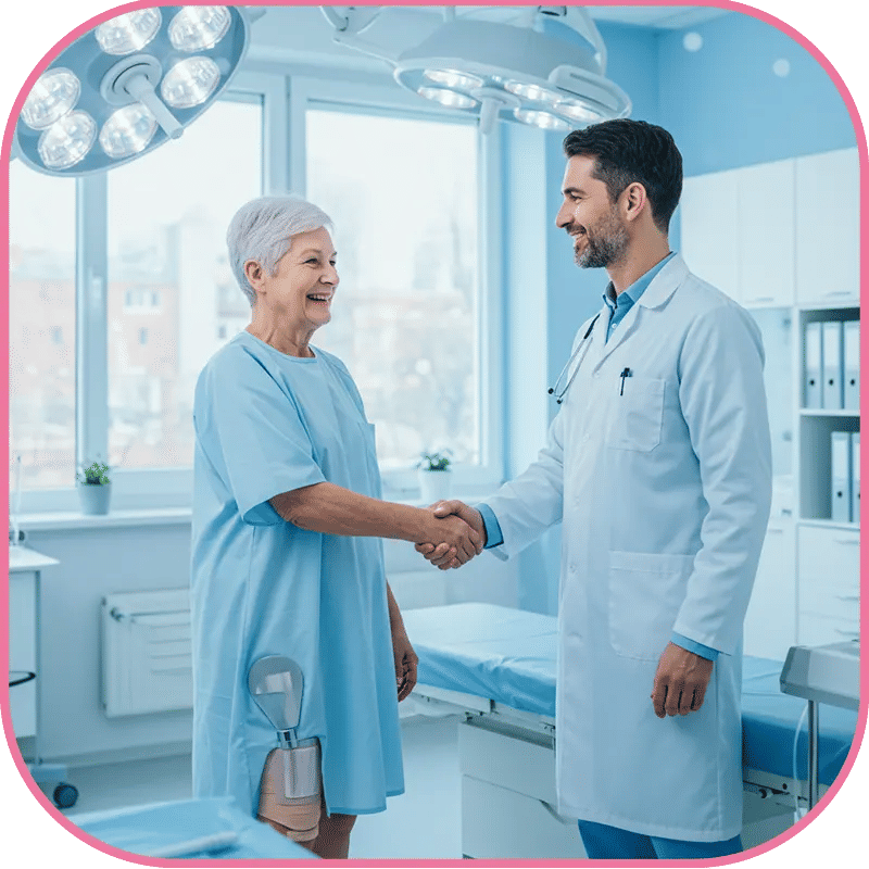 image describe excellent recovery outcomes and high patient satisfaction