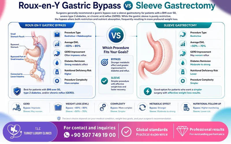 Roux-en-Y Gastric Bypass: Cost, Weight Loss & US vs Turkey Comparison (2026) Roux-en-Y Gastric Bypass: Cost, Weight Loss & US vs Turkey Comparison (2026)