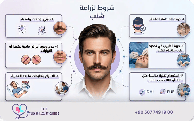 شروط نجاح عملية زراعة شنب