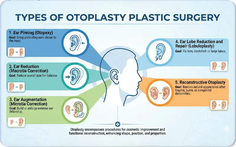 Types of Otoplasty Plastic Surgery 