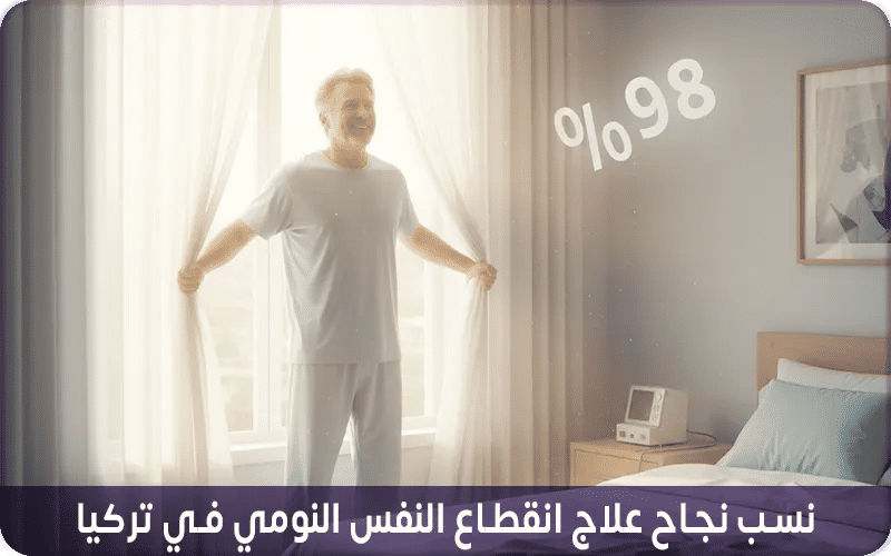 نسب نجاح علاج انقطاع النفس النومي في تركيا
