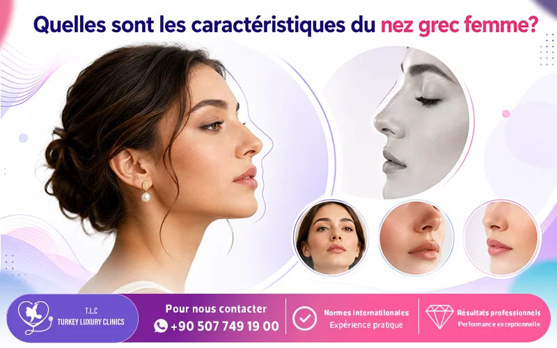 Quelles sont les caractéristiques du nez grec femme?
