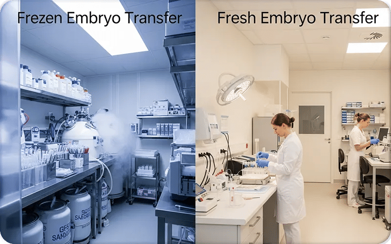 Frozen vs. Fresh Embryo Transfer Success Rates