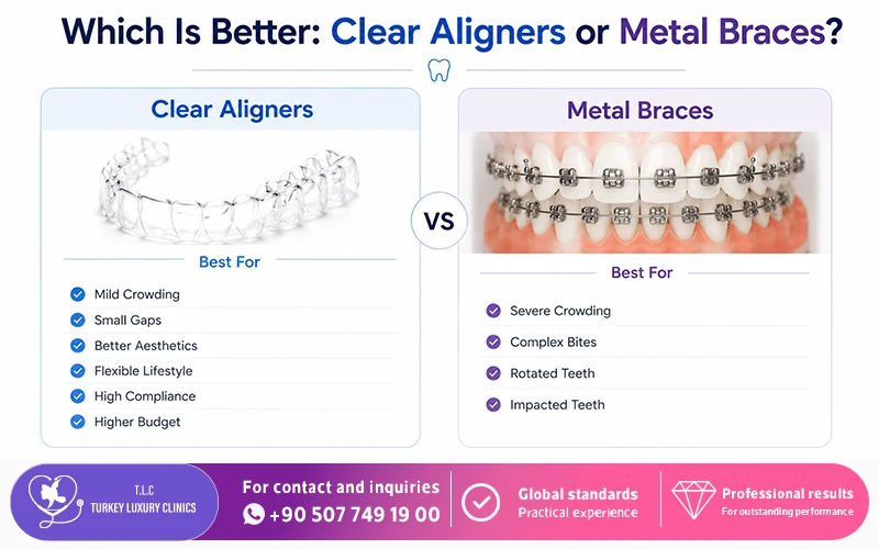 Which Is Better: Clear Aligners or Metal Braces
