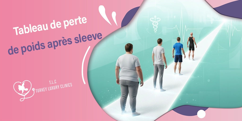 Tableau de perte de poids après sleeve : Vos résultats garantis en Turquie