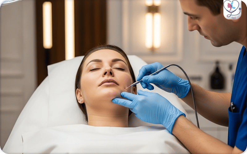 عملية شد اللغلوغ بالخيوط