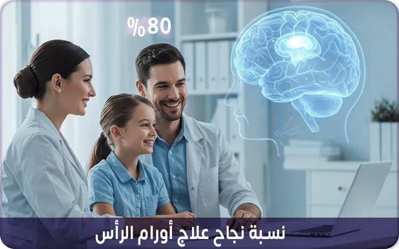 نسبة نجاح علاج أورام الرأس