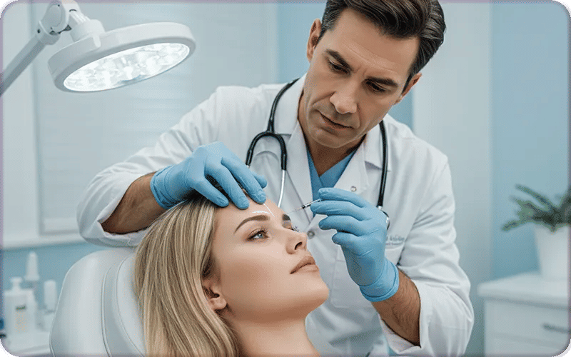 How to Fix Wrongly Placed Eyebrows Botox Injection