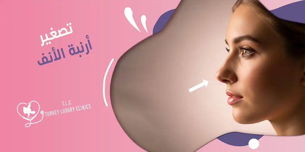 تصغير أرنبة الأنف: جراحة وبدون جراحة مع النتائج بالفيديو