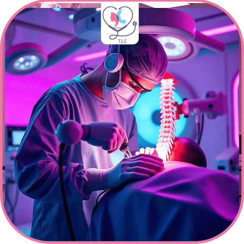 خطوات جراحة العمود الفقري