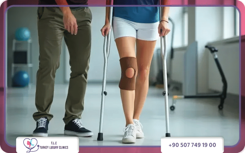 متى امشي بعد عملية الرباط الصليبي