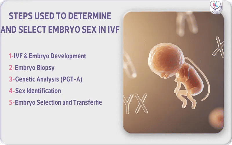 Steps Used to Determine and Select Embryo Sex in IVF