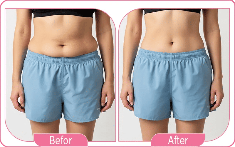 شد ترهلات البطن بعد عمليات خسارة الوزن