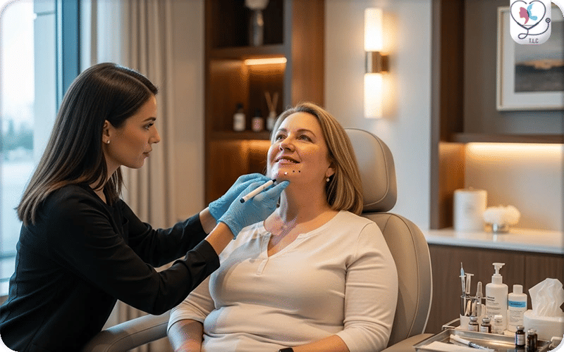 حقن حمض الديوكسيكوليك أو Kybella