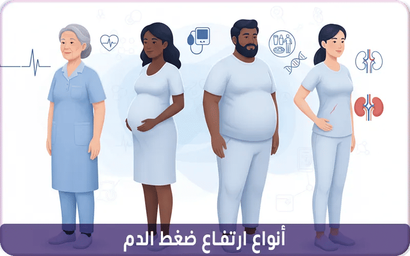 أنواع ارتفاع ضغط الدم