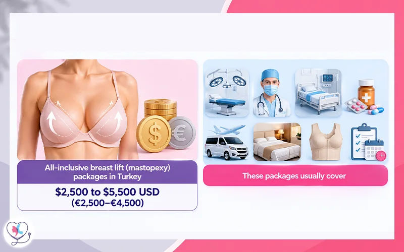 All-Inclusive Breast Lift Packages in Turkey 2026