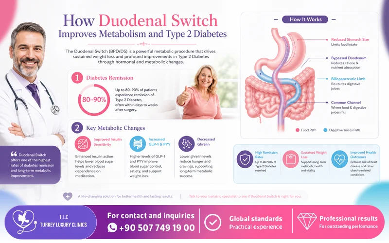 How Duodenal Switch Improves Metabolism and Type 2 Diabetes 