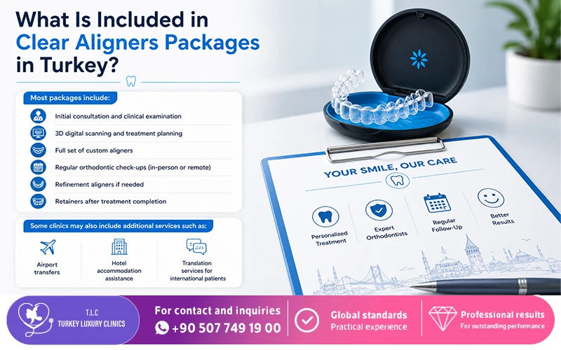 What Is Included in Clear Aligners Packages in Turkey?